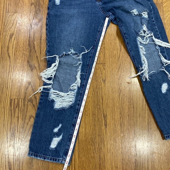 JBD Just Black Denim Medium Wash Distressed Jeans Size 28 - Picture 8 of 8